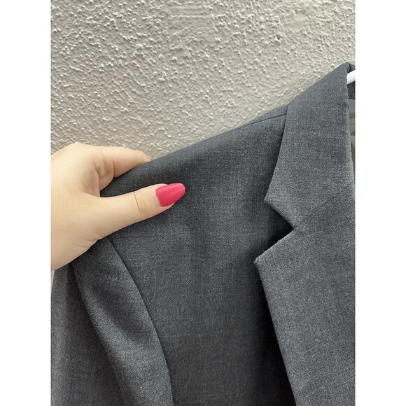 Barrington Mens Suit Cost Size 44S Gray Two Button Up Single Breasted - Picture 4 of 14